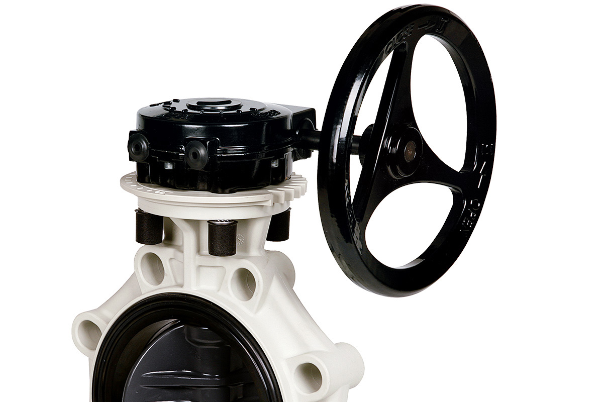 HYDROPLAST PIPING SYSTEMS FZE Praher Butterfly Valve K4 PVC U With